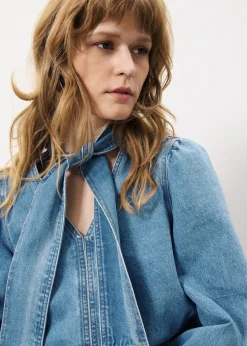 ABELONE Blue Blouse