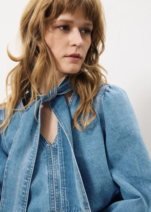 ABELONE Blue Blouse
