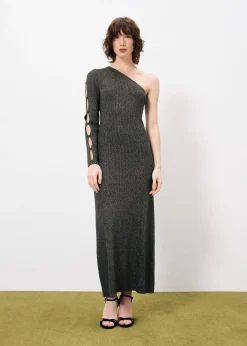 ADNISE Black Dress