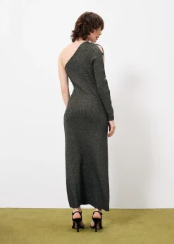 ADNISE Black Dress