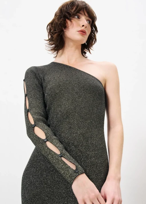 ADNISE Black Dress
