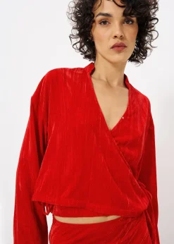 AIDEE Red Blouse