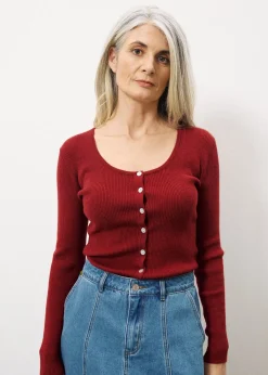 AINOA Red Sweater