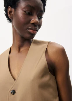 ALIX Brown Waistcoat