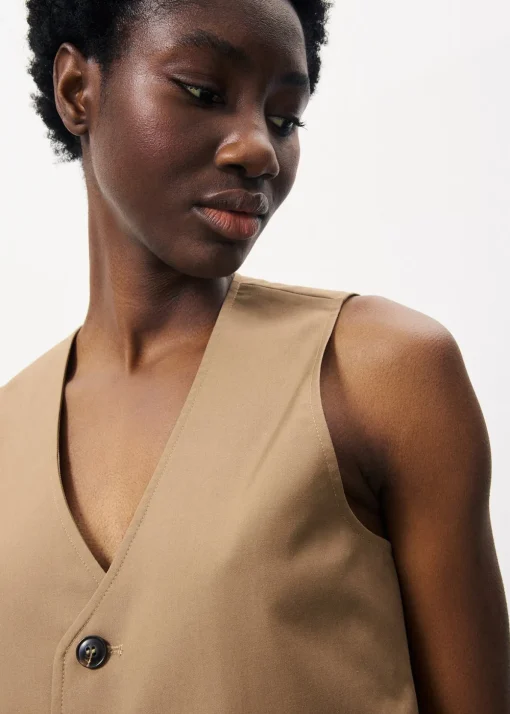 ALIX Brown Waistcoat