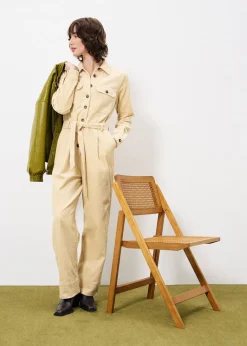ALYA Beige Jumpsuit