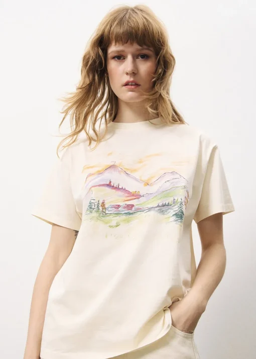 AZELLE Beige T-shirt