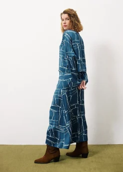 AZENOR Blue Skirt