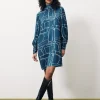 CALANDRA Blue Dress