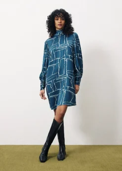 CALANDRA Blue Dress