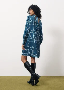CALANDRA Blue Dress