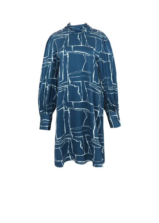 CALANDRA Blue Dress