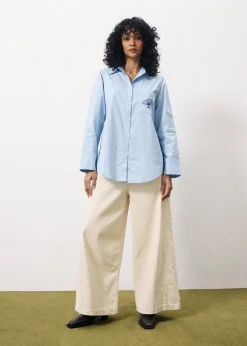 CALANTHA Blue Shirt