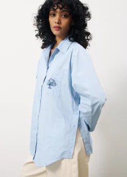 CALANTHA Blue Shirt