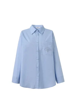 CALANTHA Blue Shirt