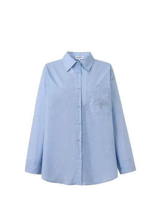 CALANTHA Blue Shirt