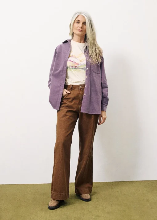 CARLA Purple Shirt