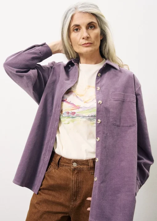 CARLA Purple Shirt