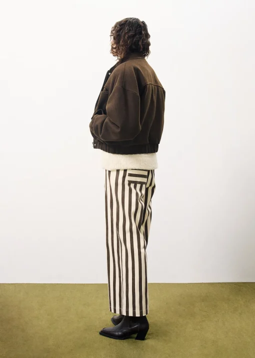 CARREN Brown Bomber Jacket