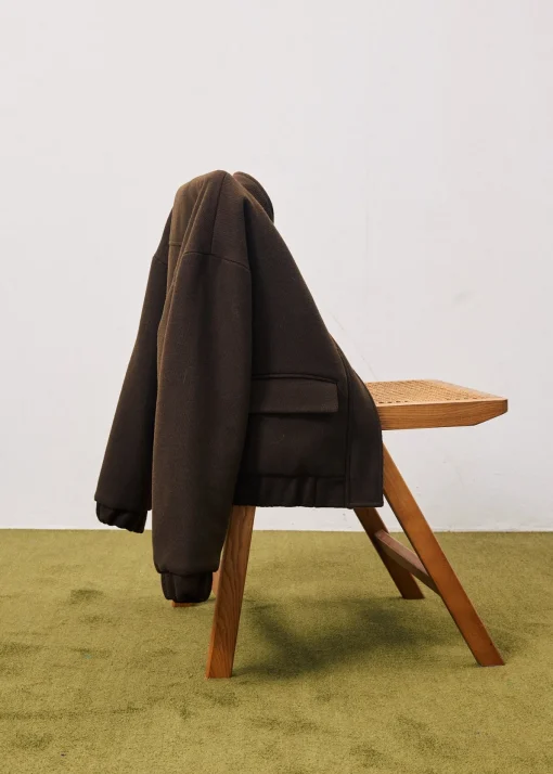 CARREN Brown Bomber Jacket