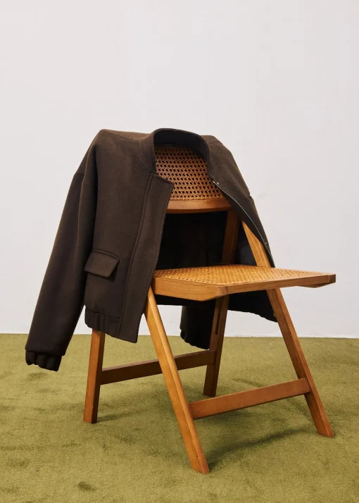 CARREN Brown Bomber Jacket