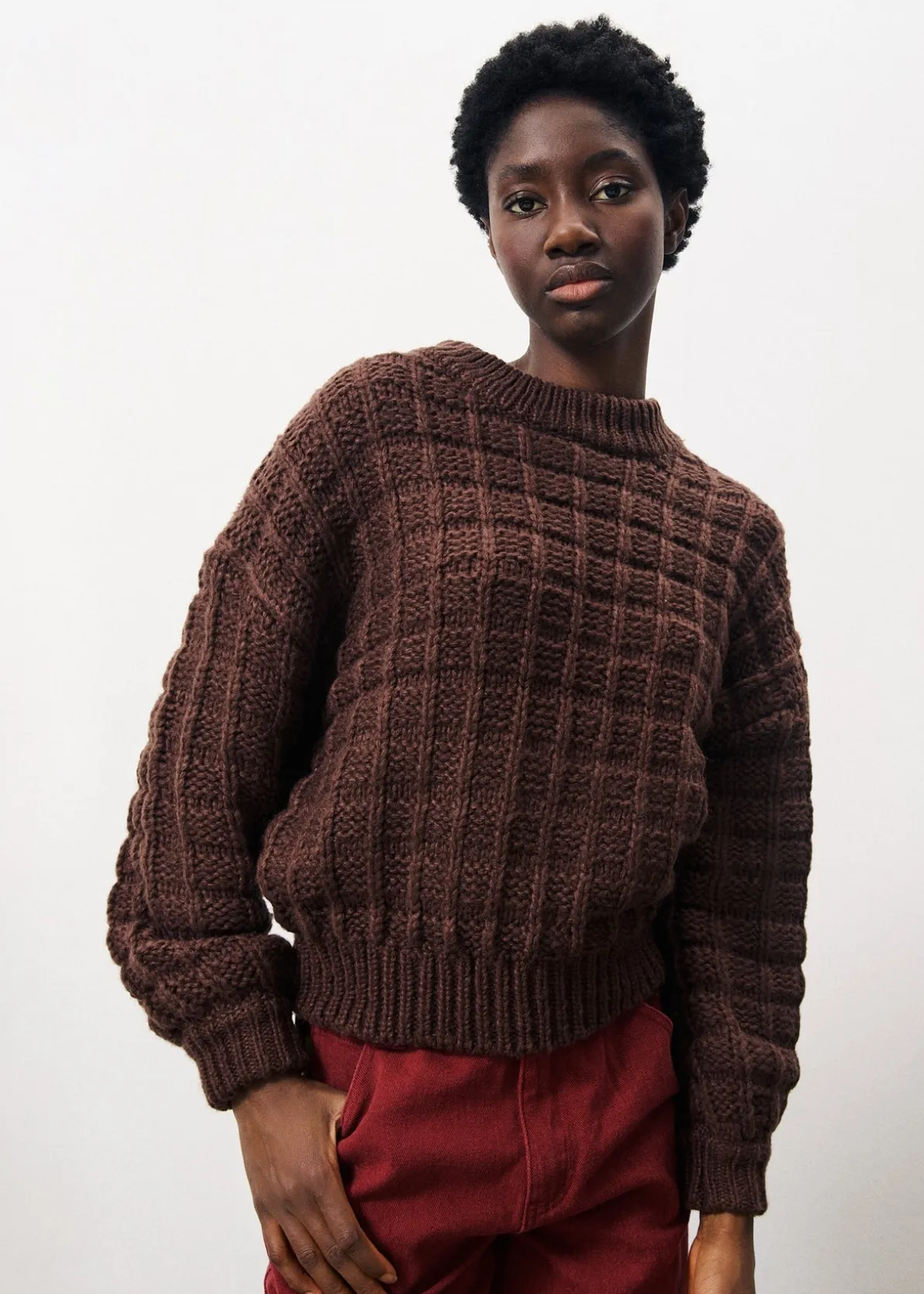 CHJARA Brown Sweater