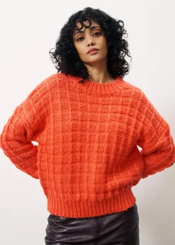 CHJARA Orange Sweater