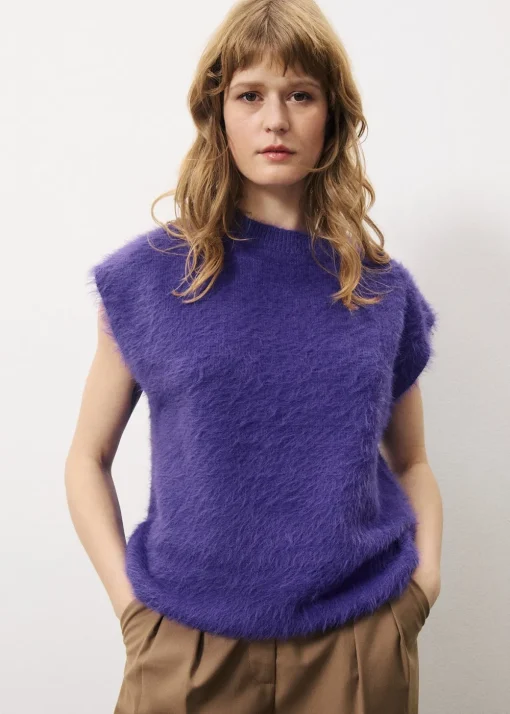 CHRISLINE Purple Sweater