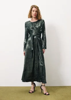 CLARINA Green Dress