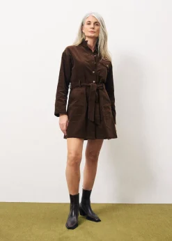 CLOELIA Brown Dress