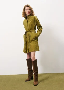 CLOELIA Green Dress