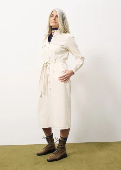 CLOTILDA Beige Dress