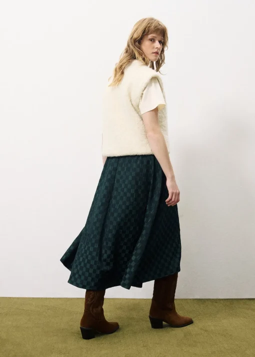 EMANUELLE Green Skirt