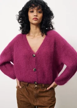 ENORAH Purple Cardigan