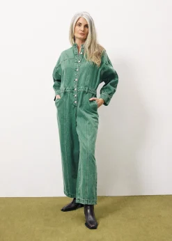 EVAELLE Green Jumpsuit
