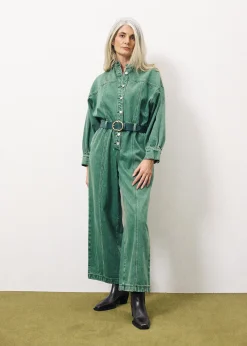 EVAELLE Green Jumpsuit