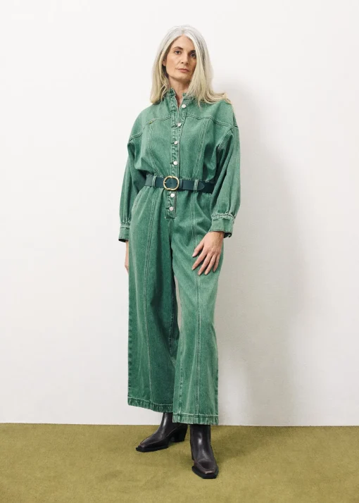 EVAELLE Green Jumpsuit