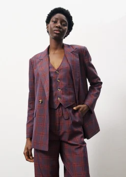 GARANCE Purple Blazer