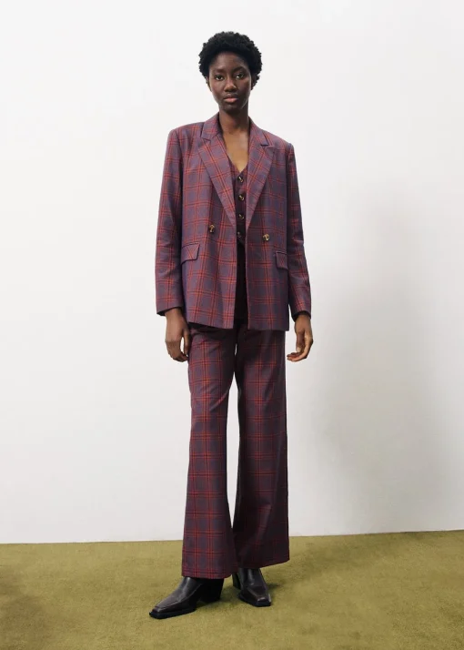 GARANCE Purple Blazer