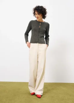 LEELOU Black Cardigan