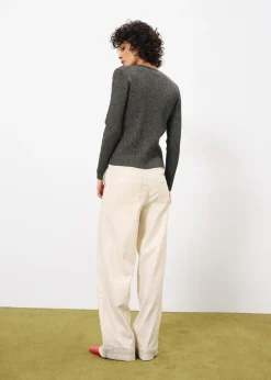 LEELOU Black Cardigan