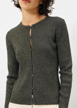 LEELOU Black Cardigan
