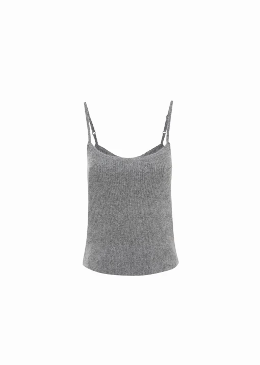 LETTY Grey Tank Top