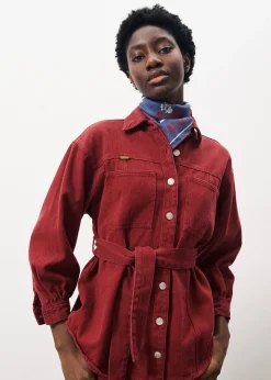LISANDRE Red Overshirt