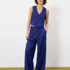 LORINA Blue Pants