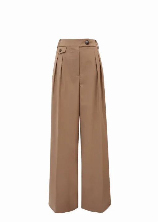 LORINA Brown Pants