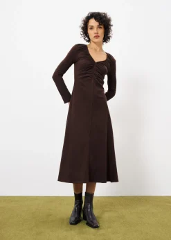 MAEE Brown Dress