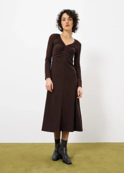 MAEE Brown Dress