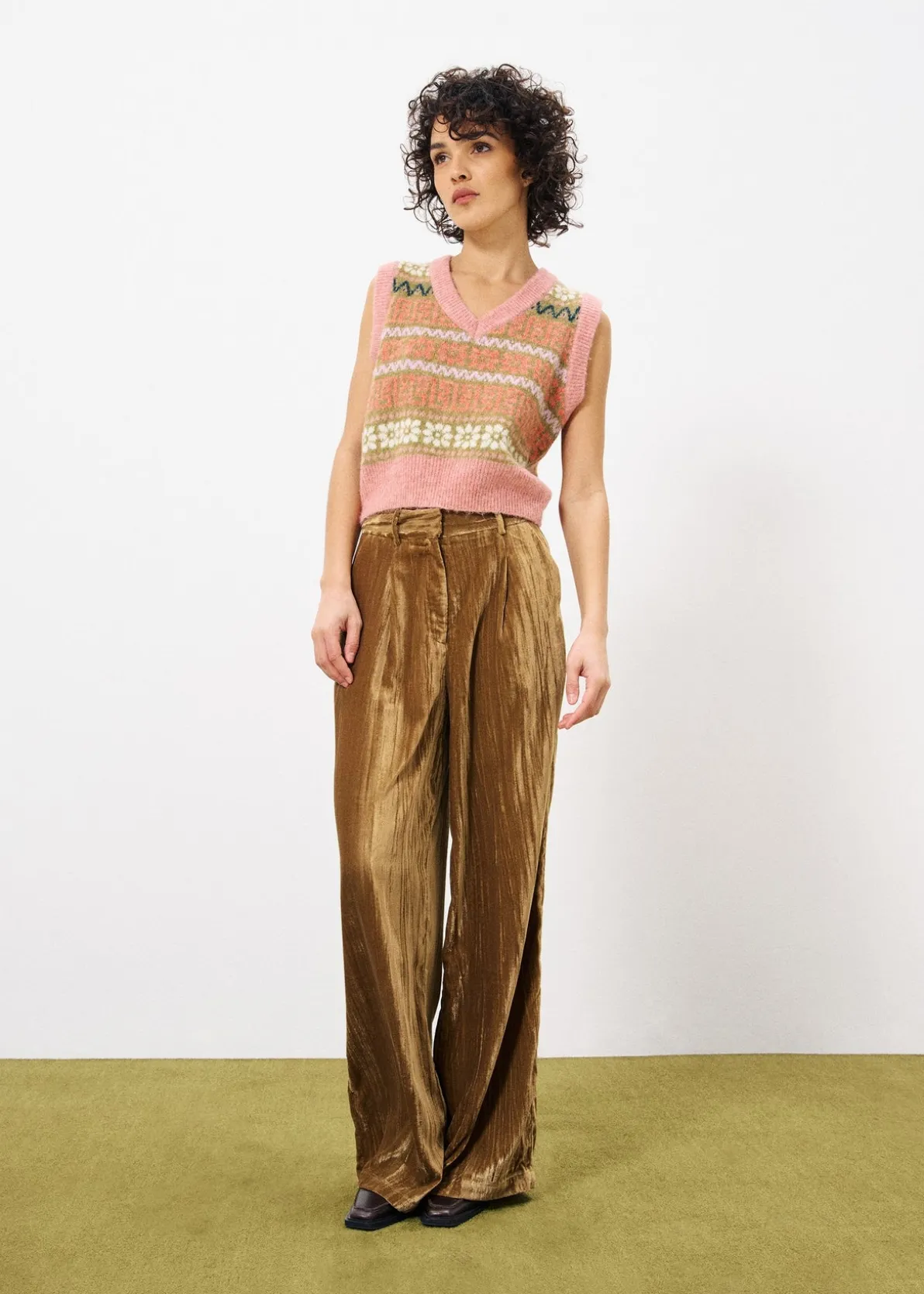 MANOLA Light Pink Sweater