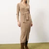 MARGAUX Brown Dress